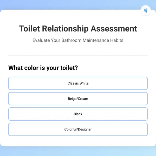 Rate Your Toilet Relationship
