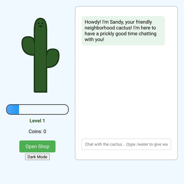 Chat with a Cactus