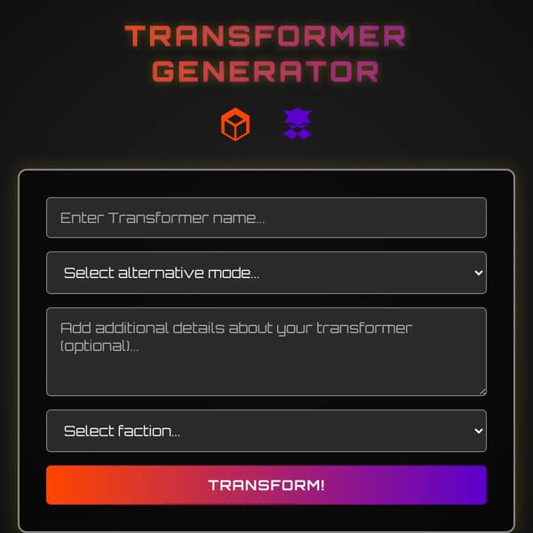 Transformer Generator