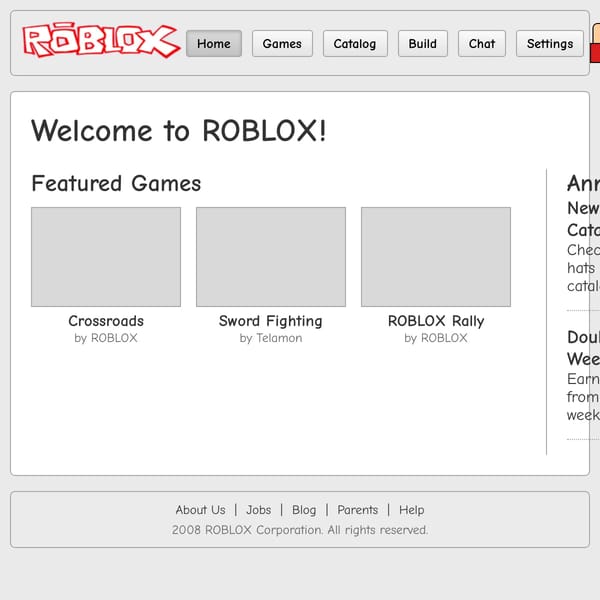 ROBLOX Chat 2008