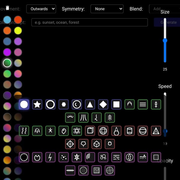 Motion Particle Painter