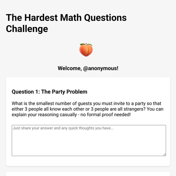 Hardest Math Questions