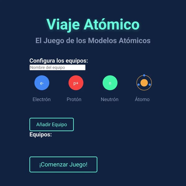 Viaje Atómico - El Juego de los Modelos Atómicos