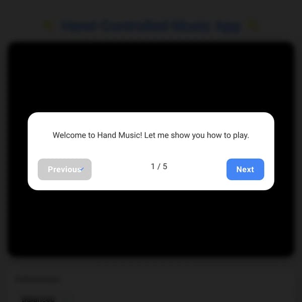 Hand Music Player