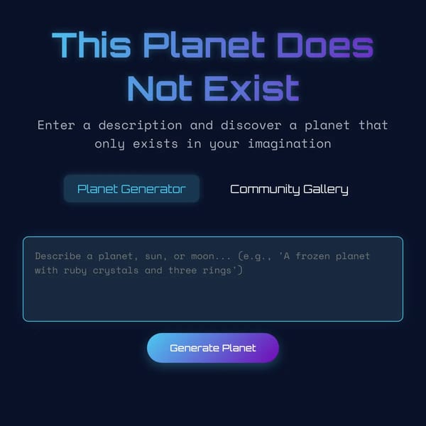 This Planet Does Not Exist