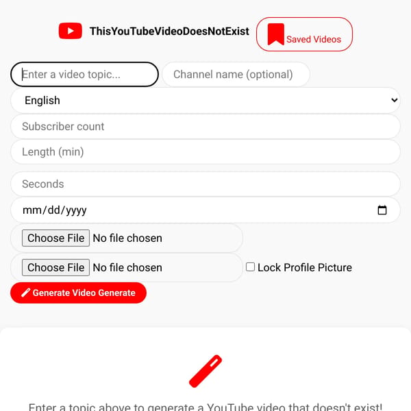 This YouTube Video Does Not Exist because it is