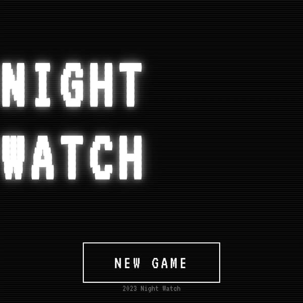 Night Watch Horror Game