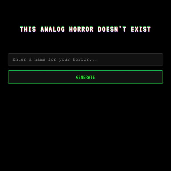 This Analog Horror Doesn't Exist