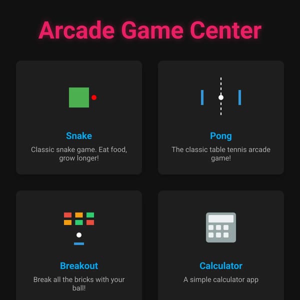 Arcade Game Center