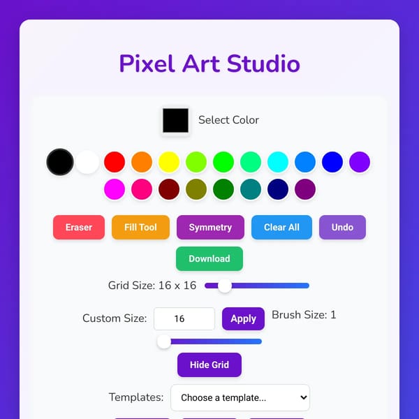 Pixel Art Drawing