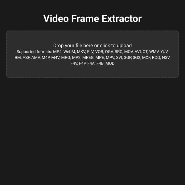 Video Frame Extractor (One Prompt)