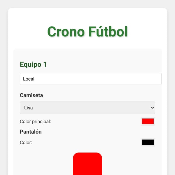 Crono Fútbol