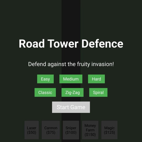Road Tower Defence
