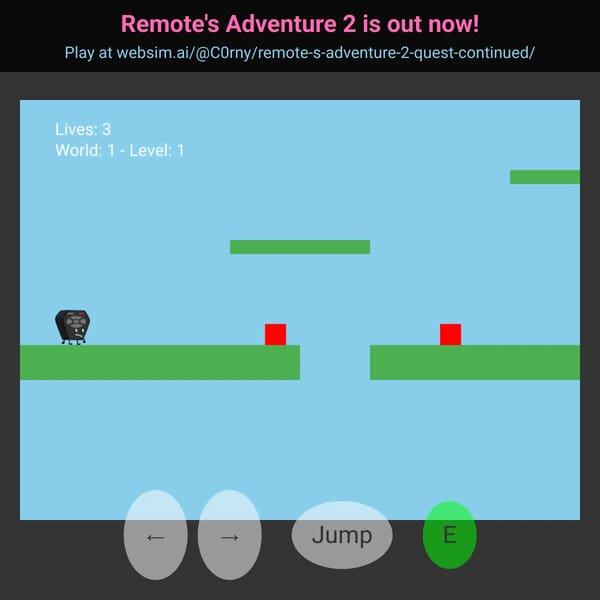 Remote's Adventure