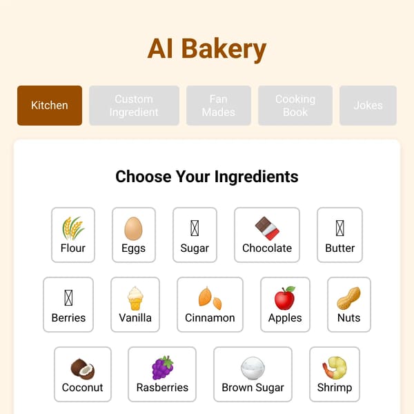 AI Bakery but i recoverd the first ver and reused it to make it better