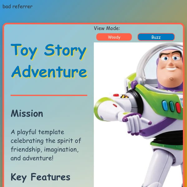 Buzz Lightyear - Toy Story Character