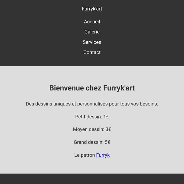 Furryk'art - L'art du dessin personnalisé
