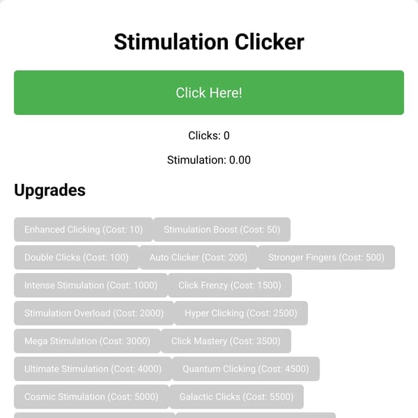 Stimulation Clicker