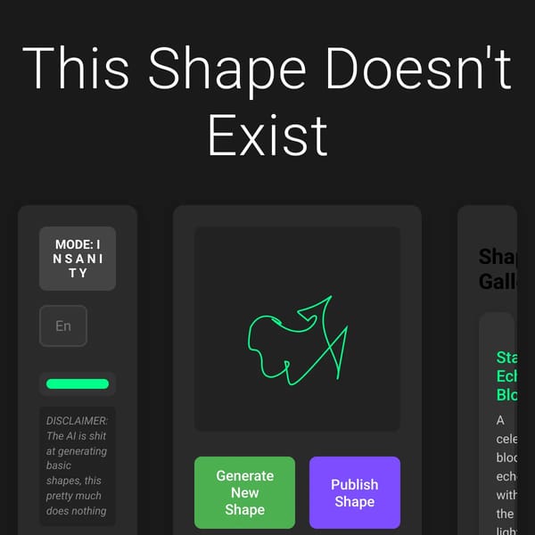 This Shape Does Not Exist