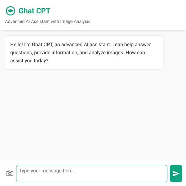 Ghat CPT - Advanced AI Chatbot