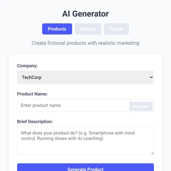 AI Product Generator