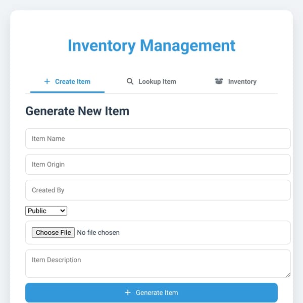 inventory