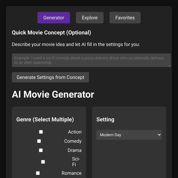 AI Movie Generator-watch and make