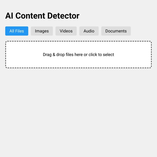 AI Content Detector