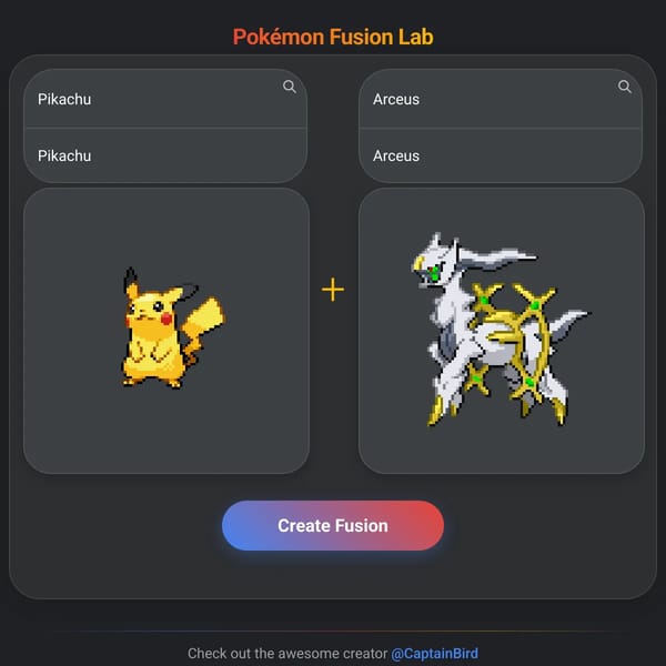Pokemon Fusion Lab remix with mr washee washee