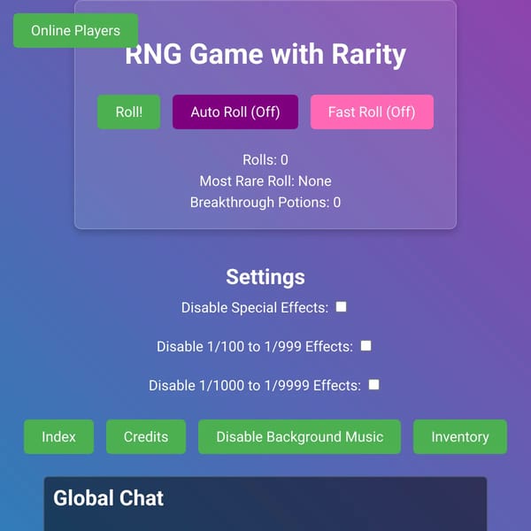 RNG Game with Rarity