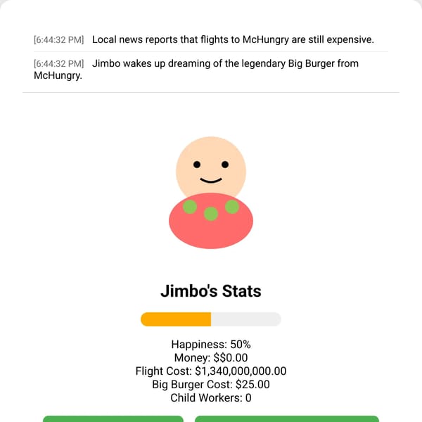 Jimbo's Big Burger Adventure