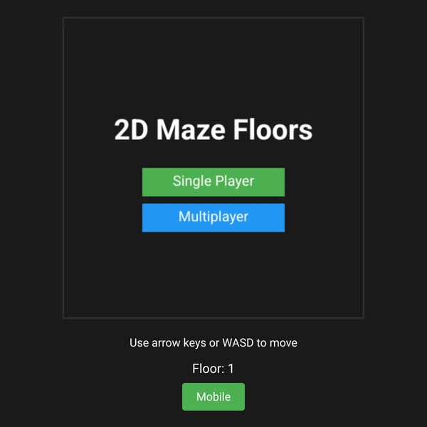 2D Maze Game