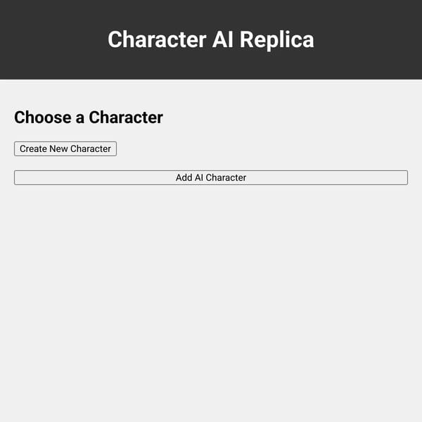 Character AI Replica