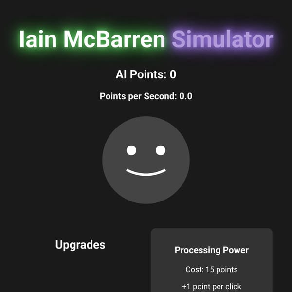 Iain McBarren Simulator