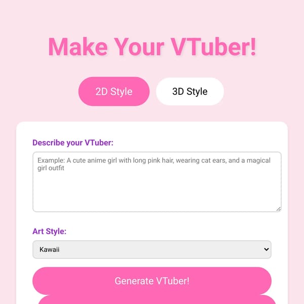 Make Your VTuber!
