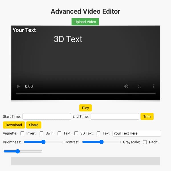 Simple Video Editor