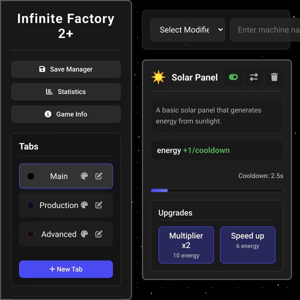 Infinite Factory 2+