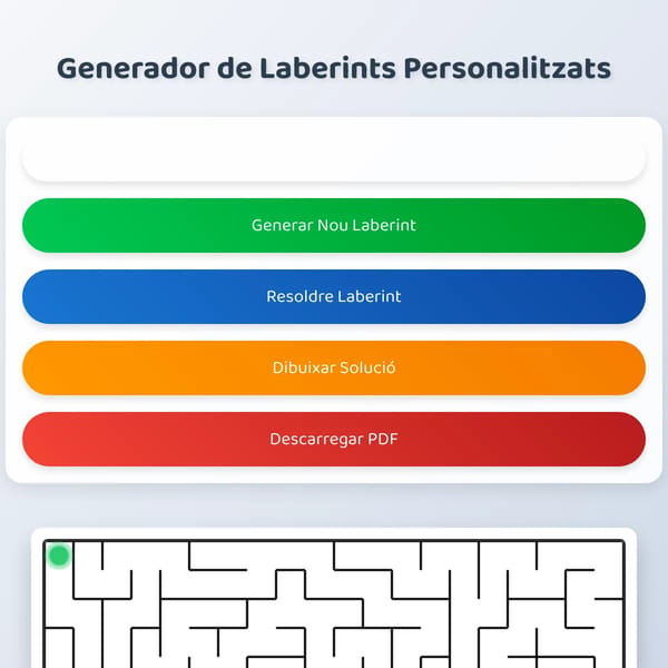 Generador de Laberints Personalitzats
