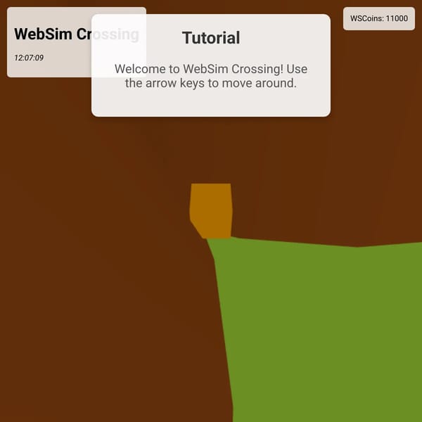 WebSim Crossing (Animal Crossing)
