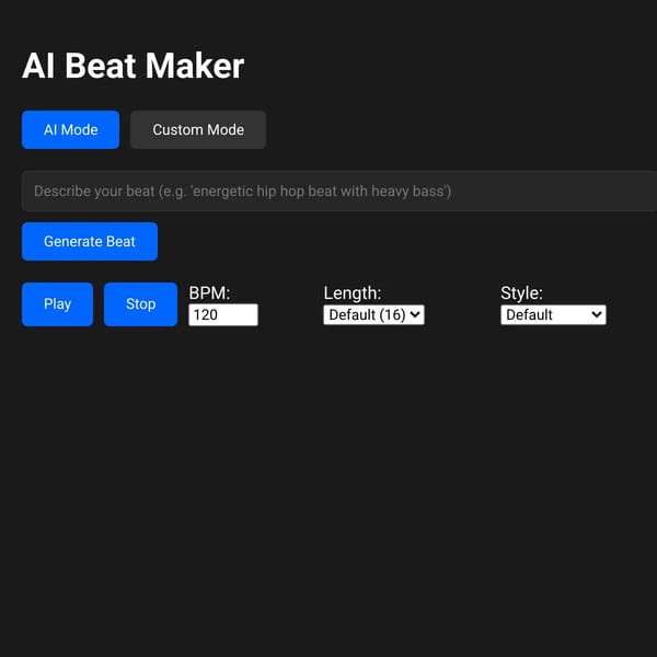 AI Beat Maker