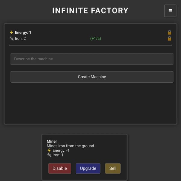 Untitled Infinite Factory Mod