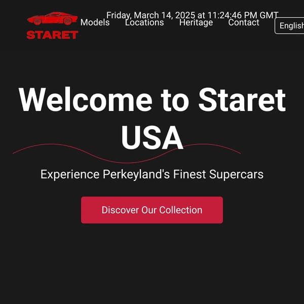 Staret USA - Exclusive Supercar Dealerships