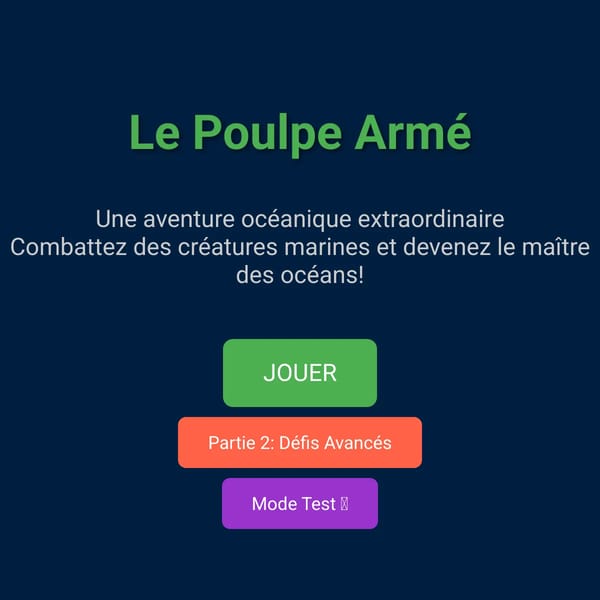 Le Poulpe Armé - Aventure Océanique