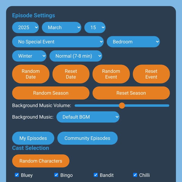 Bluey Episode Generator
