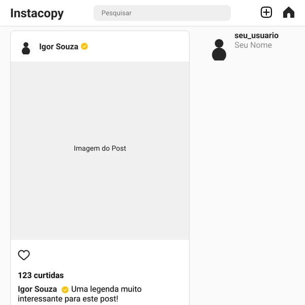 Instacopy - A Rede Social