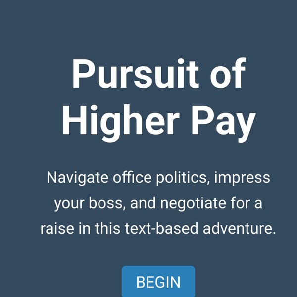 Pursuit of Higher Pay