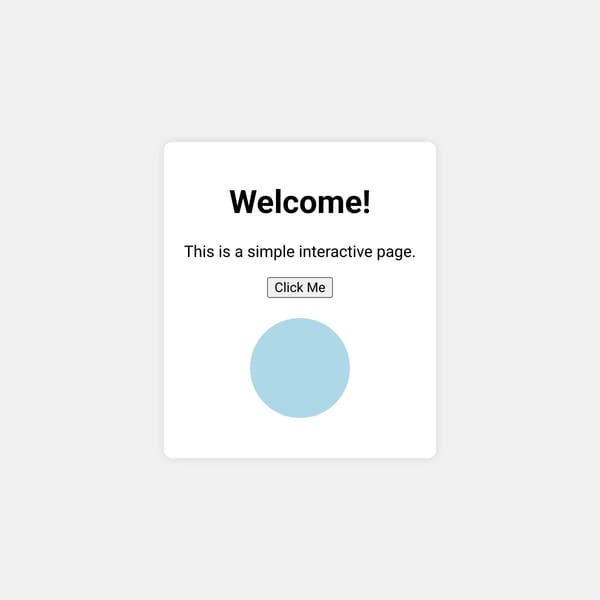 My Interactive Page