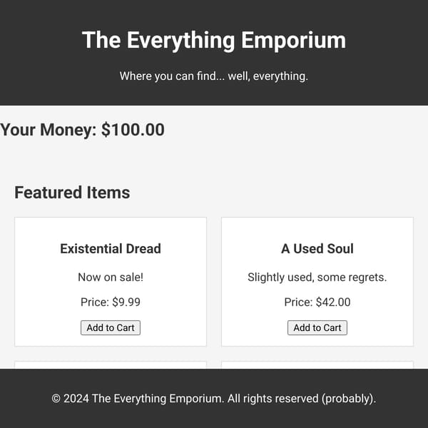 The Everything Emporium!