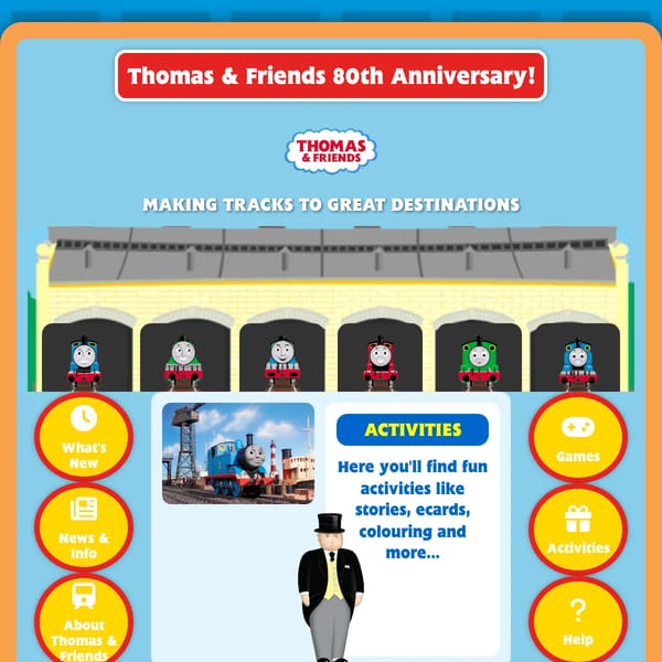 Thomas & Friends - 2000's Website