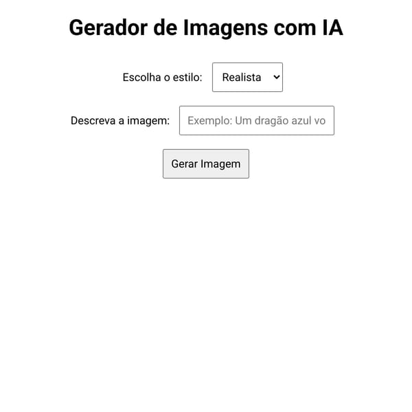 Gerador de Imagens com IA